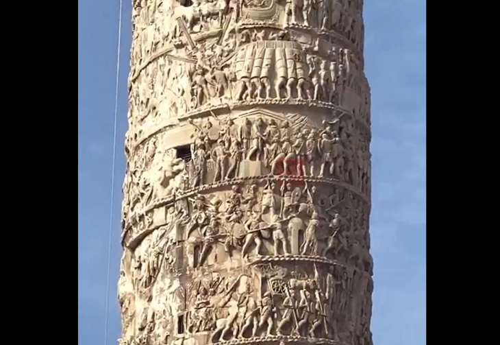 Ласери ја заменуваат четката: Древен римски споменик добива нов изглед