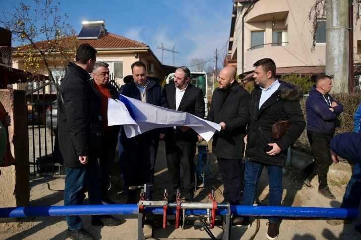 Населбата Бел Камен добива нова водоводна мрежа