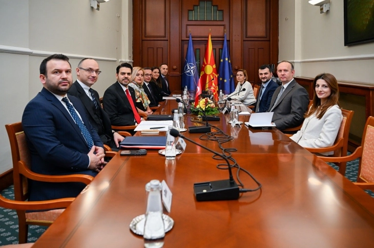 Претседателот на Собранието Гаши прими делегација предводена од претседателот на ТИКА Ерен