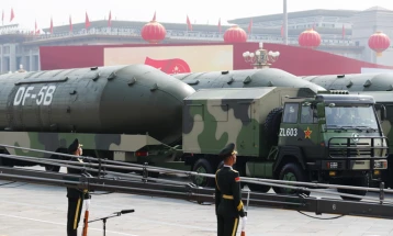 Пентагон: Кина распоредила повеќе од 100 интерконтинентални балистички ракети