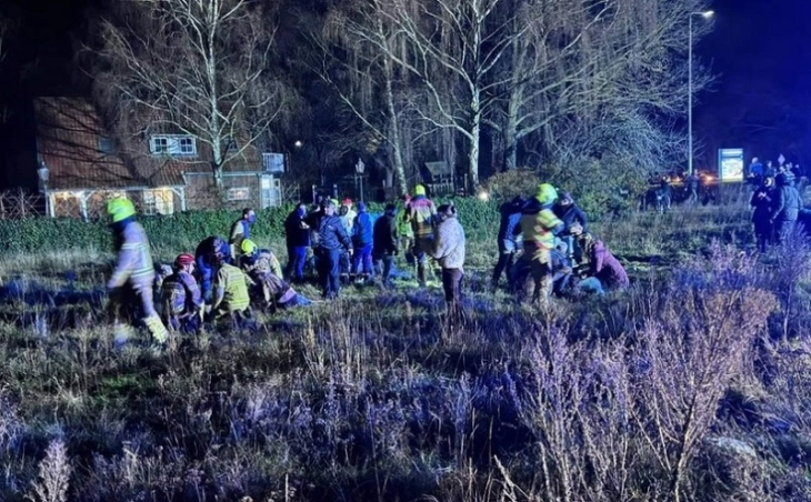 Several injured after car ploughs into a crowd in the Netherlands