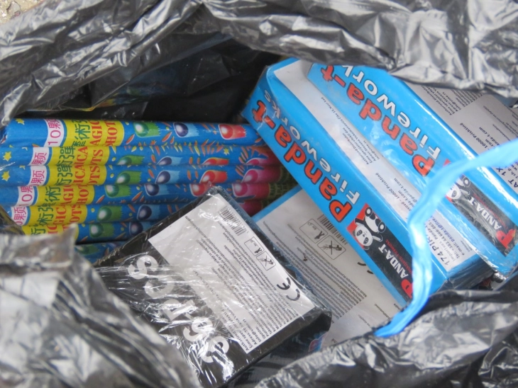 Лишен од слобода жител на Криволак, му биле пронајдени пиротехнички средства