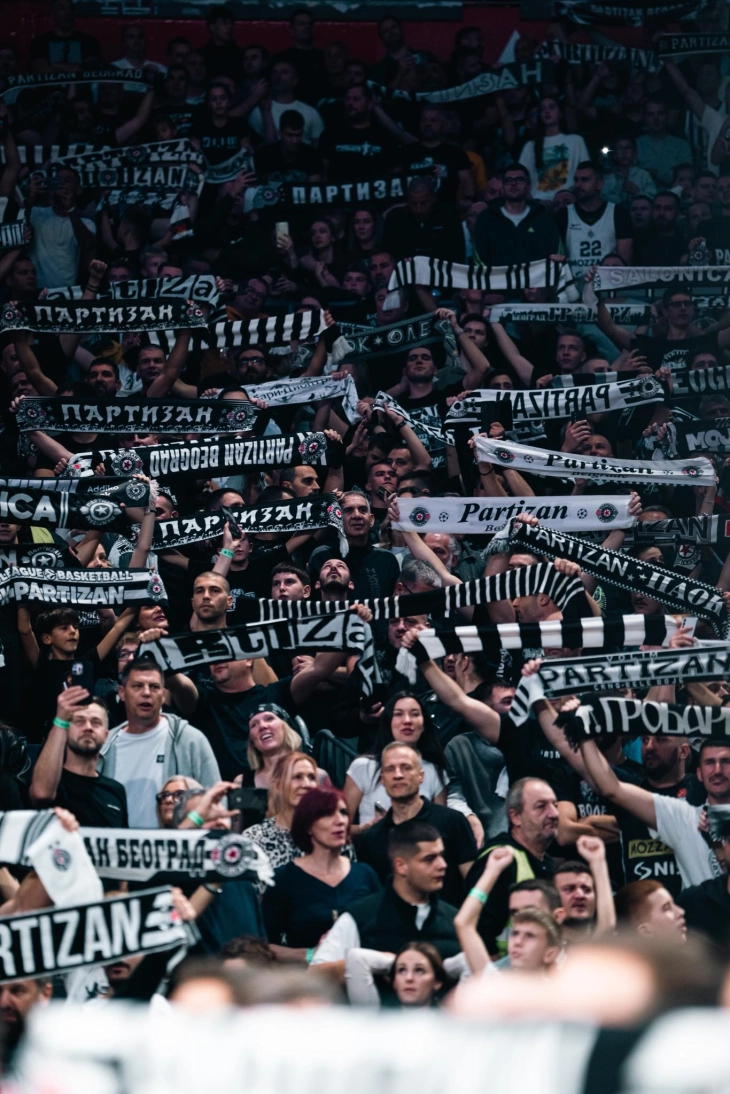 Евролигата им изрече високи парични казни на Партизан и Црвена ѕвезда