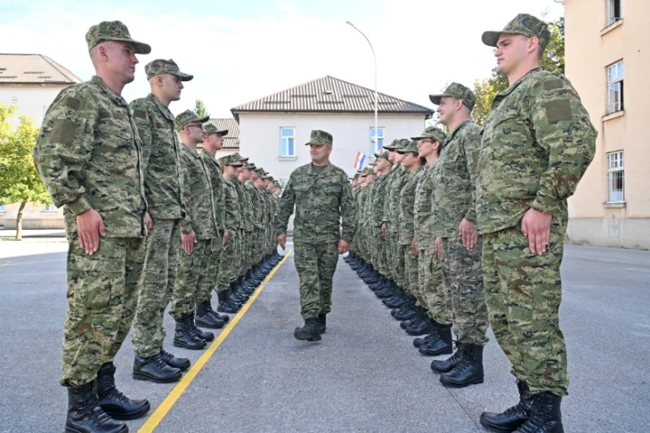 First medical check-up calls for Croatia's basic military training to be sent next week