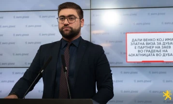 Манасиевски: Дали Венко кој има златна виза за Дубаи е партнер на Заев во градење на 40катницата во Дубаи?