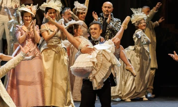 Четврта изведба на оперетата „Лилјакот“ во МОБ