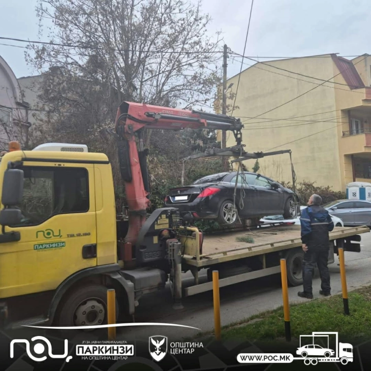 Минатата недела санкционирани 114 непрописно паркирани возила во Центар