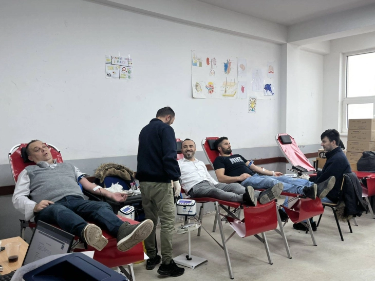 Прва крводарителска акција во Горно Јабочиште, Општина Чашка