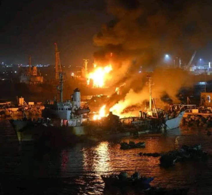 Saudi-led coalition conducts 'limited' strike on Yemeni port