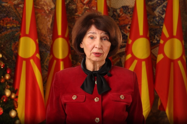President Siljanovska Davkova extends New Year's greetings of peace and European future