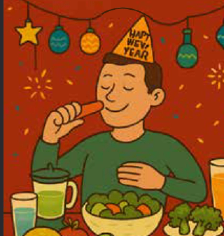 Дваесет и една препорака на ИЈЗ за претстојните празници во врска со прејадување, алкохол и користење пиротехника