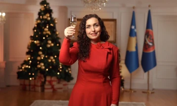 Urim i presidentes së Kosovës Osmani për Vitin e Ri 2026