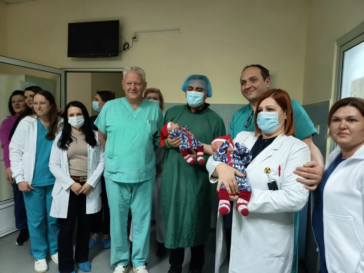 Вкупно 228 бебиња се родиле во кавадаречката болница во 2025, наспроти 140 во 2024 година 