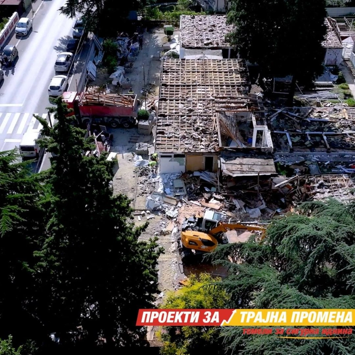 Мицкоски: Почната е темелна реконструкција на ЈОУДГ „Мајски Цвет“ во Тафталиџе 1, се подобруваат условите во детските установи