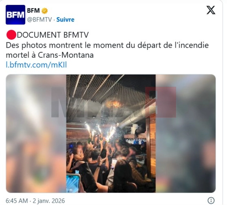 Publikohen pamjet e momentit kur shpërtheu zjarri në Kran Montana