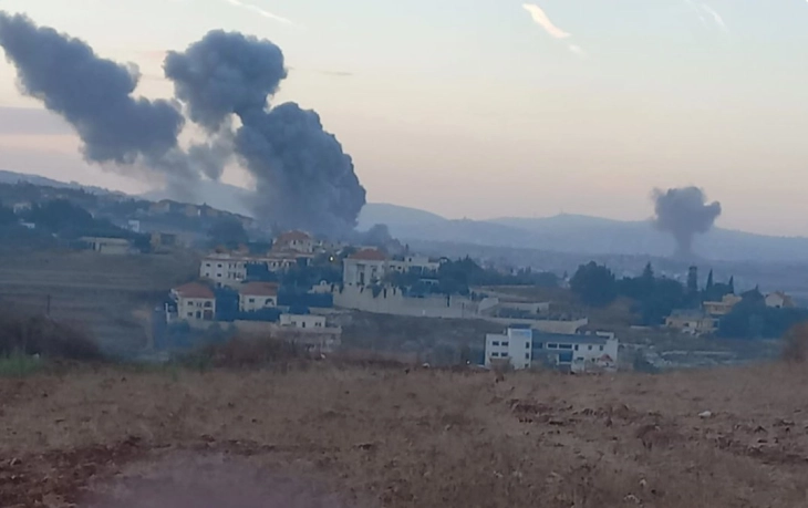 Израел погодил десетина цели на Хезболах во јужен Либан