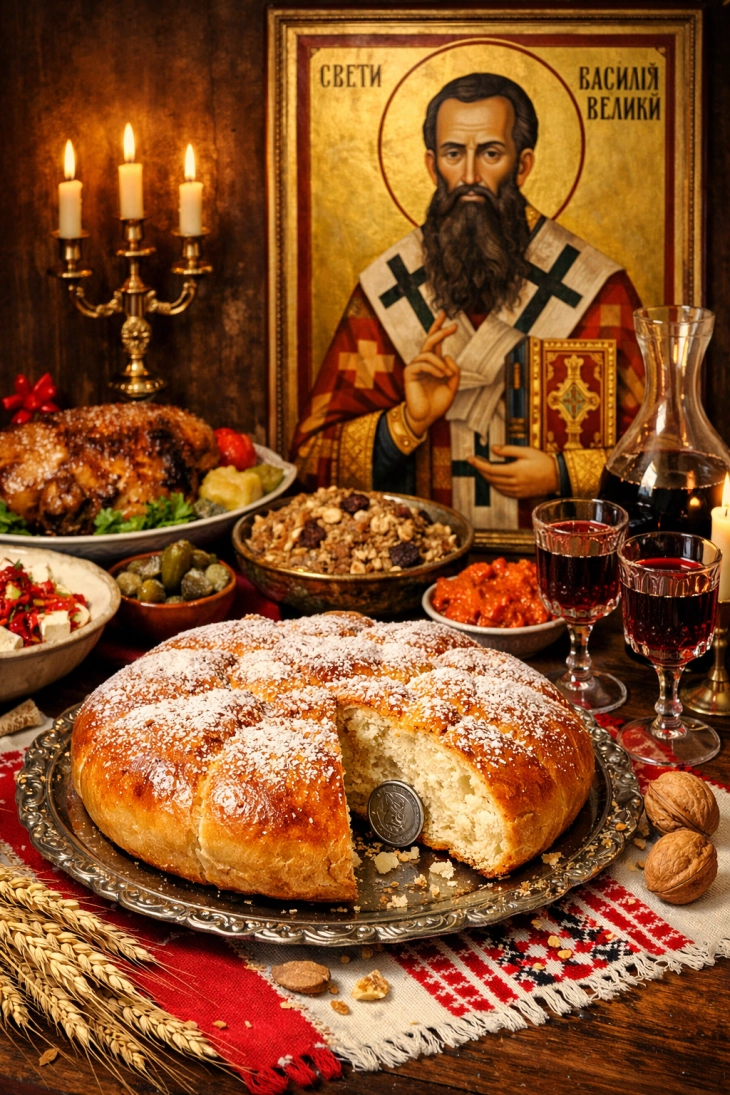 Вечер е Стара нова година, а утре Обрезание Господово и Василица