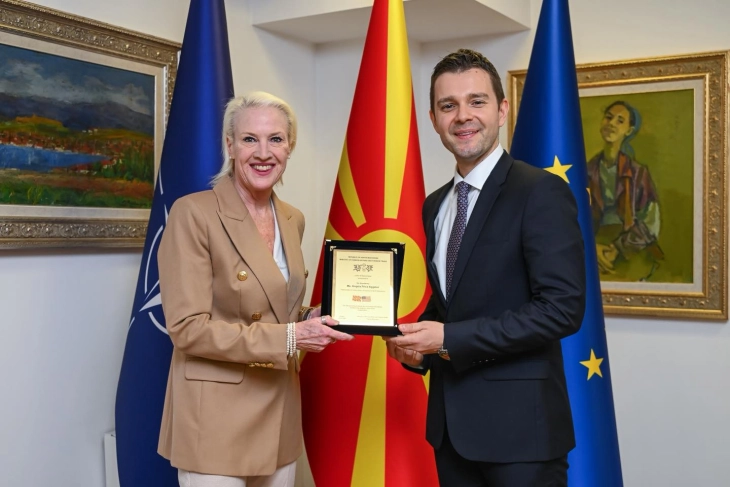 Mucunski holds farewell meeting with outgoing US Ambassador Aggeler