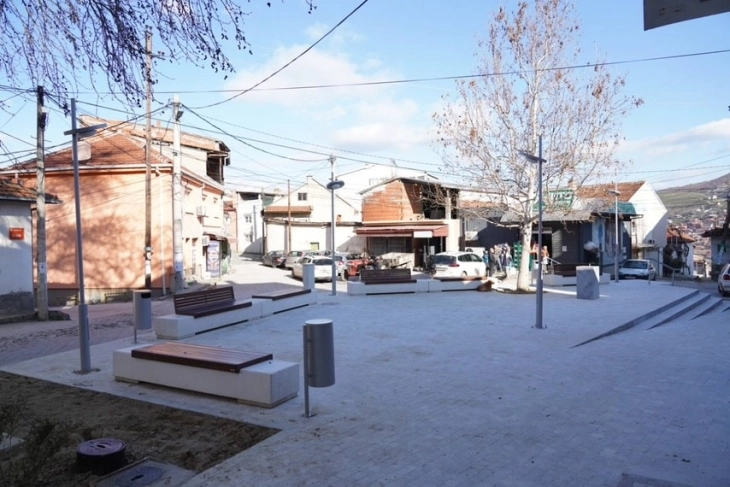 Целосно реконструиран плоштадот Којник во Велес 