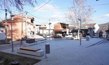 Целосно реконструиран плоштадот Којник во Велес 