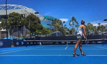 Ѓорческа во борба за финале на квалификациите на Австралија опен