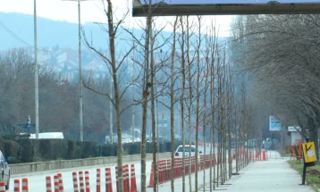 Засадени двесте садници на булевар Куманово