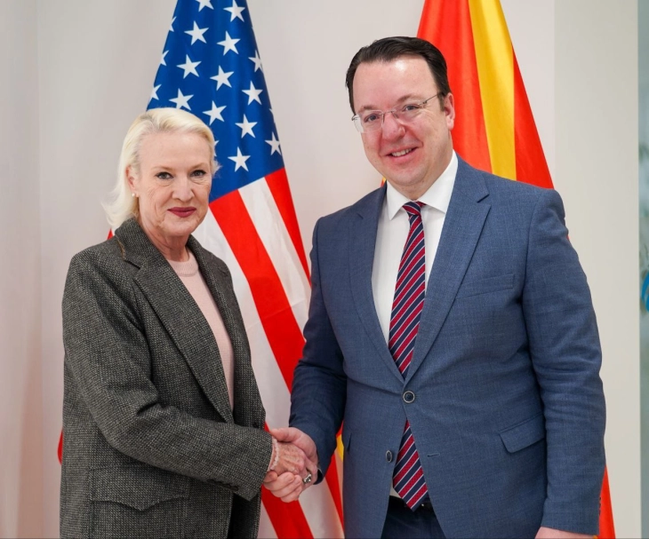 Nikoloski - Aggeler: Macedonia and United States are strategic partners, to strengthen cooperation in economy and reforms
