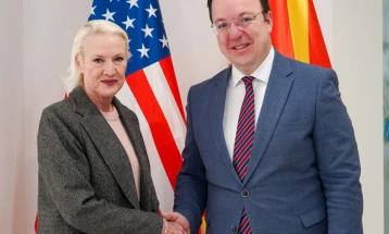Nikoloski - Aggeler: Macedonia and United States are strategic partners, to strengthen cooperation in economy and reforms