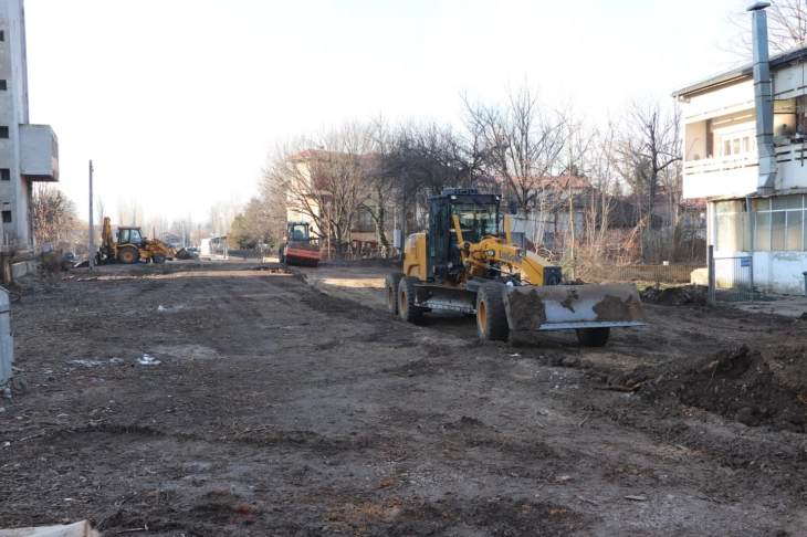 Активно се работи на изградба на дел од булеварот „Октомвриска револуција“ во Куманово