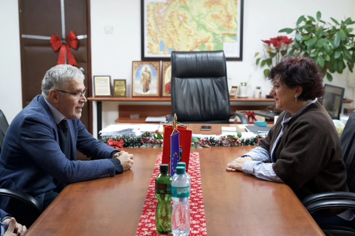 Средба на градоначалничката на Кисела Вода со унгарскиот амбасадор