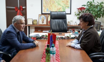 Средба на градоначалничката на Кисела Вода со унгарскиот амбасадор