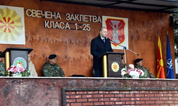 Мисајловски: Сè поголем интерес за професионални војници, годинава конкурс за уште 300