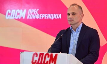 Прес конференција на претседателот на СДСМ, Венко Филипче (во живо)