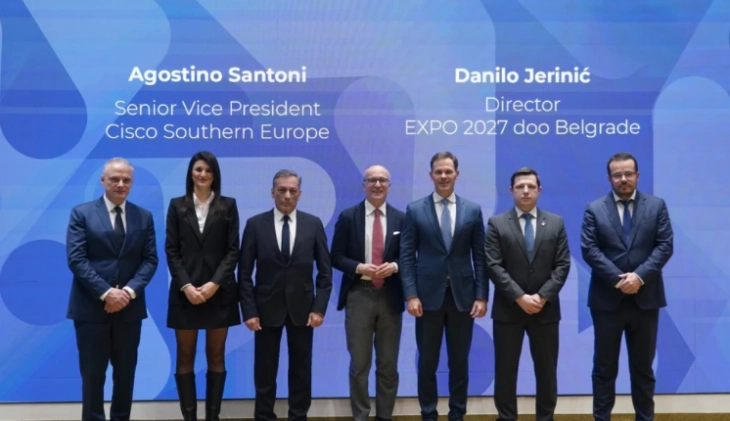 Синиша Мали: Соработката со Cisco го потврдува меѓународниот кредибилитет на Експо 2027