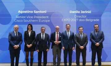 Синиша Мали: Соработката со Cisco го потврдува меѓународниот кредибилитет на Експо 2027