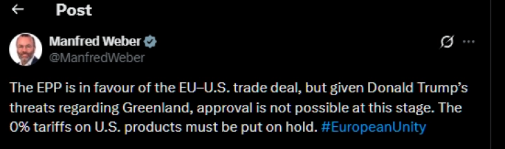 Politiko: Marrëveshja tregtare ndërmjet BE-së dhe SHBA-së është 