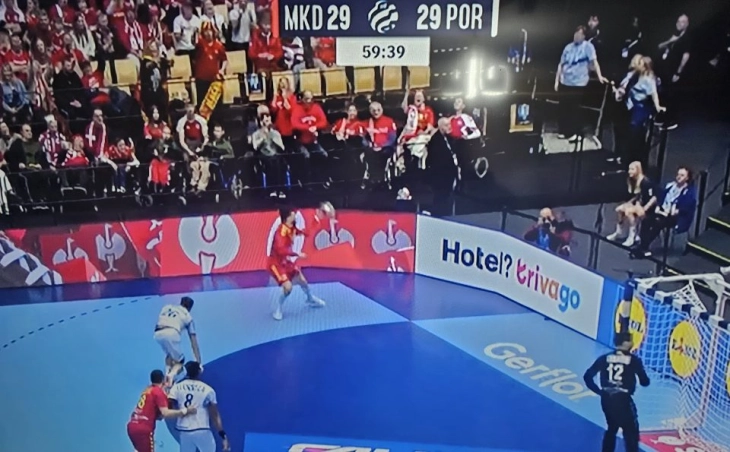 Драма во последните секунди во Хернинг: Серафимов ја имаше топката в раце, имавме 20 секунди за победа, и тогаш таа необјасниво му испадна