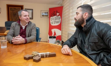 Герасимовски: Светиот крст донесе благослов и желби за благосостојба на сите граѓани во Општина Центар