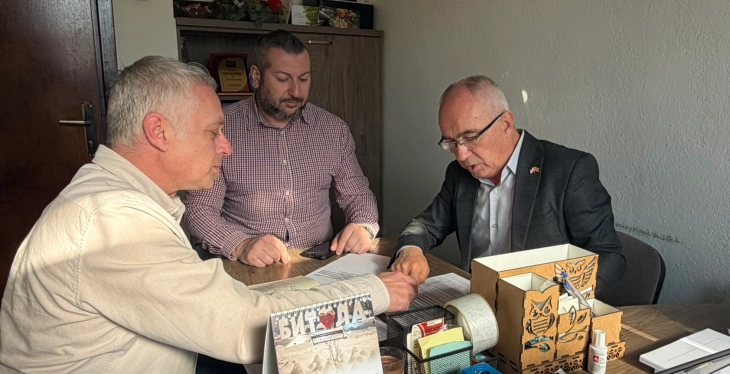 Градоначалникот Тони Коњановски во работна посета на ЈП „Паркинзи“-Битола