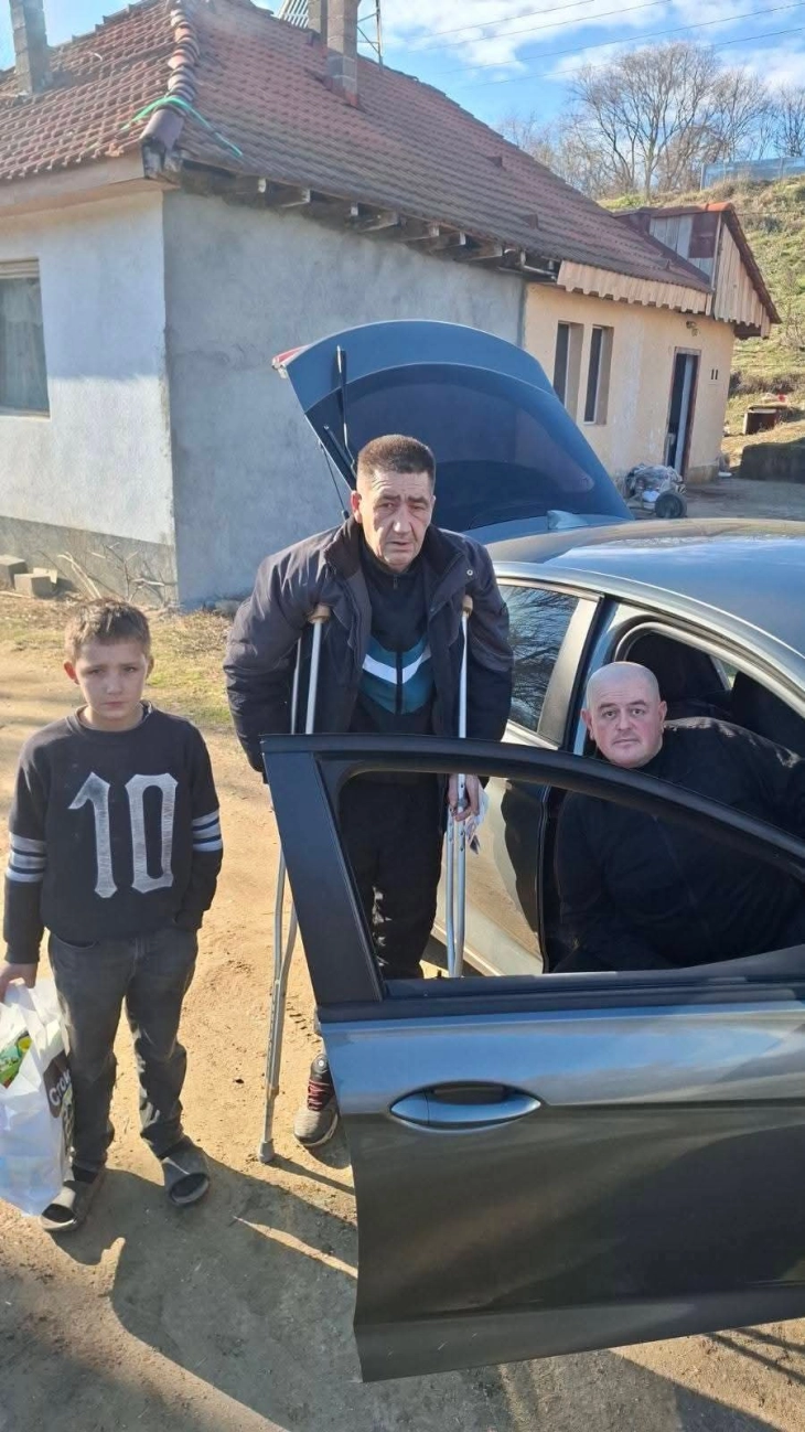 Делчево се мобилизира за помош на воен инвалид и неговиот 12-годишен син