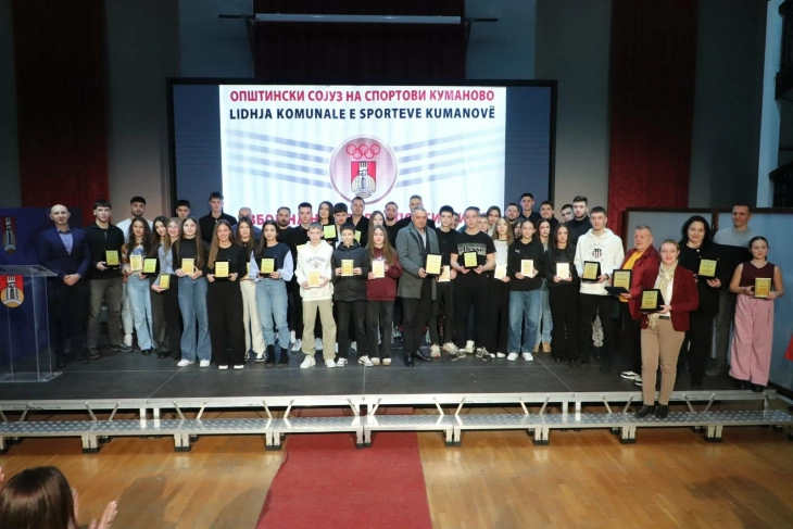 Прогласени најдобри спортисти во Куманово