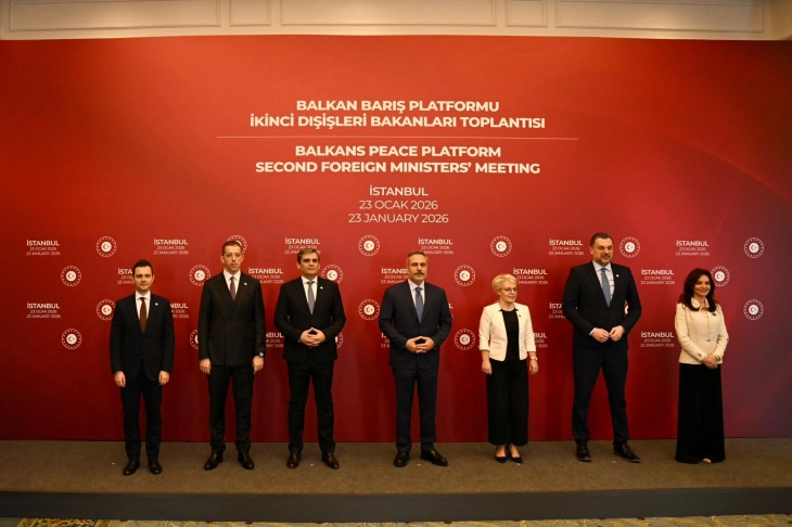 Муцунски на Вториот министерски состанок на Балканската платформа за мир во Истанбул