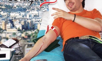 Aksion i dhurimit të gjakut për nder të humanizmit të Toshe Proeskit