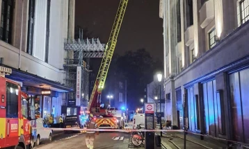 Пожар во центарот на Лондон