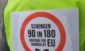 Возачи протестираа на граничниот премин Делчево поради ограничувањето од 90 дена во Шенген