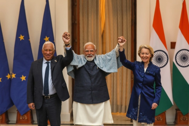 EU and India 'make history' with free trade agreement