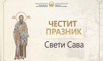 Минчев: Свети Сава е симбол на духовноста, почитувањето и соживотот