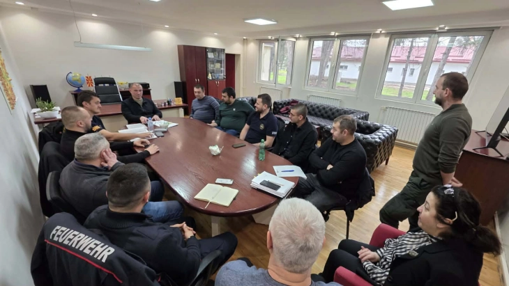 Трета работна средба на Ангелов со претставници на доброволни противпожарни друштва