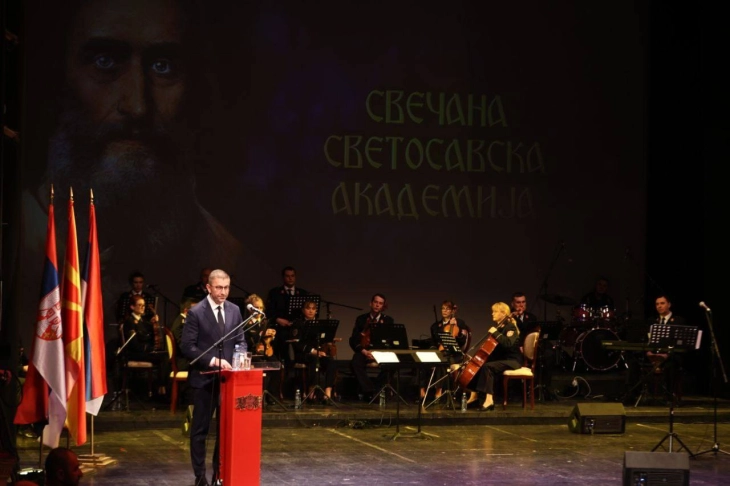 Mickoski at St. Sava academy: When neighbours respect each other, when cultures complement each other, new opportunities and horizons open up