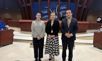 Собраниска делегација на зимската пленарна сесија на ПССЕ во Стразбур